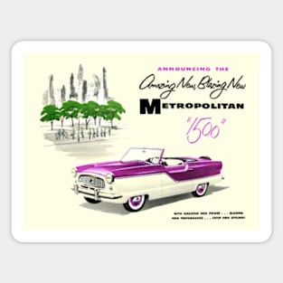 NASH METROPOLITAN - advert Magnet